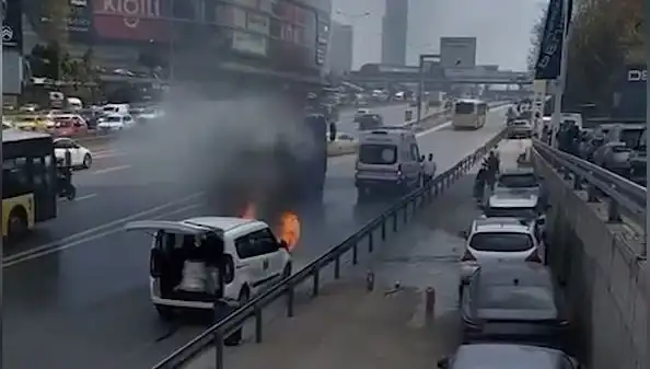 Yanan Araç Olayında TOMA İle Etkili Müdahale Yapıldı